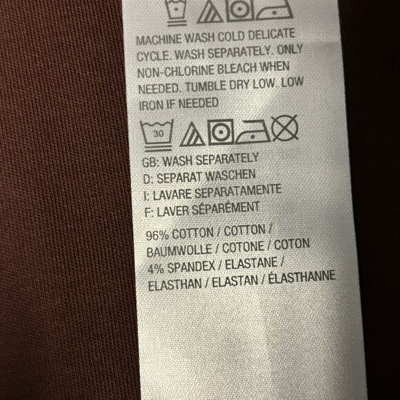 Isaac Mizrahi Women's SZ Medium Brown Aerobic Gym Leggings - Picture 4 of 10